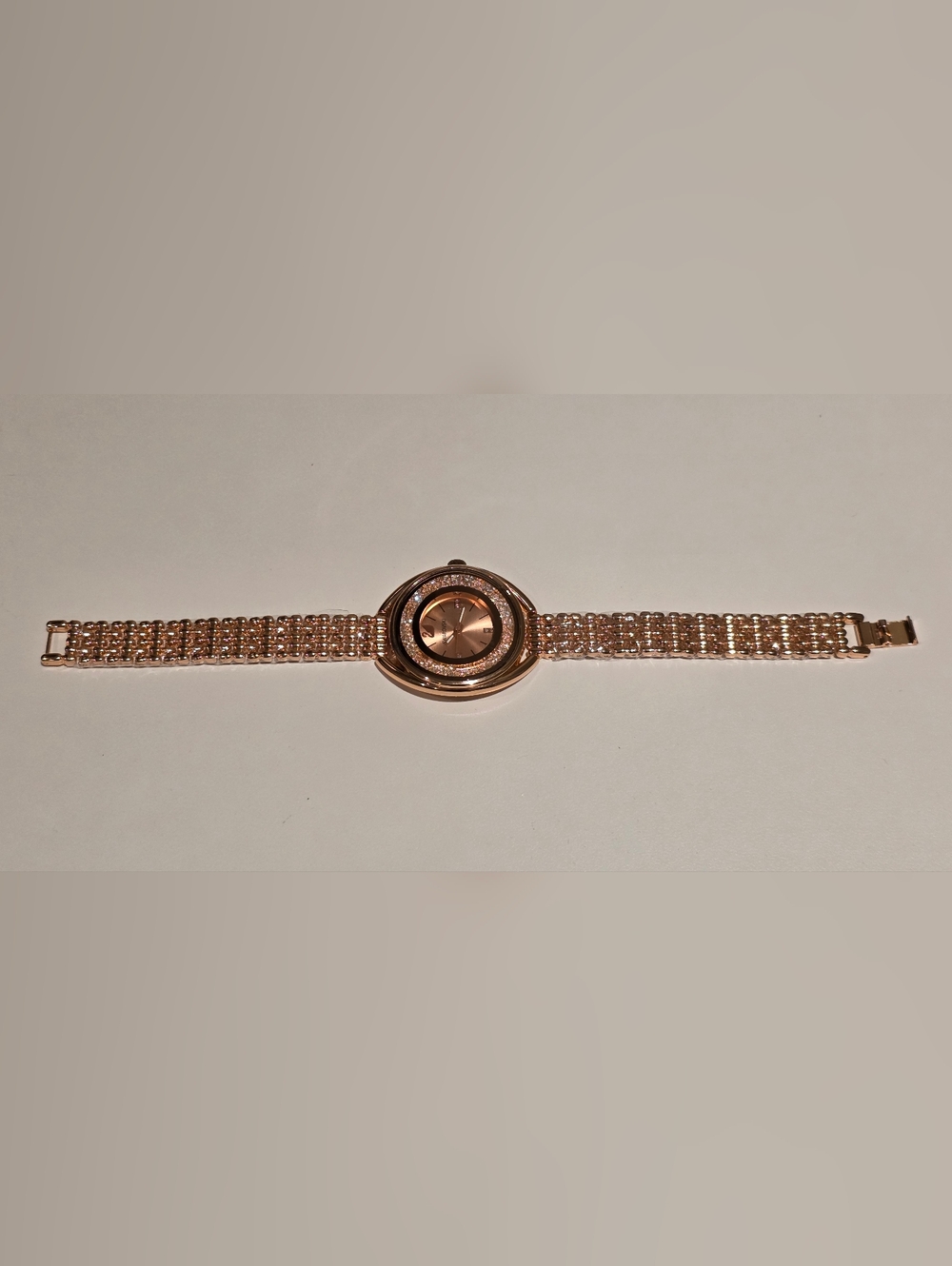Swarovski Crystalline Oval Watch – Rose-Gold Tone Plated